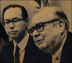 Former Gov. James Rhodes picked the then-44-year-old Bob Taft as his running mate for the 1986 governor's race. Incumbent Democratic Gov. Dick Celeste won re-election.
