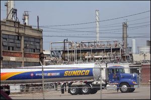 The Sunoco Toledo Refinery produces some of the 8 million gallons of gas sold here each day.