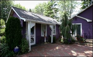 The Little Purple House B&B had been a garage.