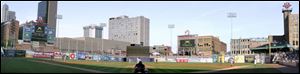Fans sitting in Toledo's Fifth Third Field get a great view of the city. And some hotel rooms offer a view of the field, which occasionally makes out-of-towners Mud Hens ticket-buyers.