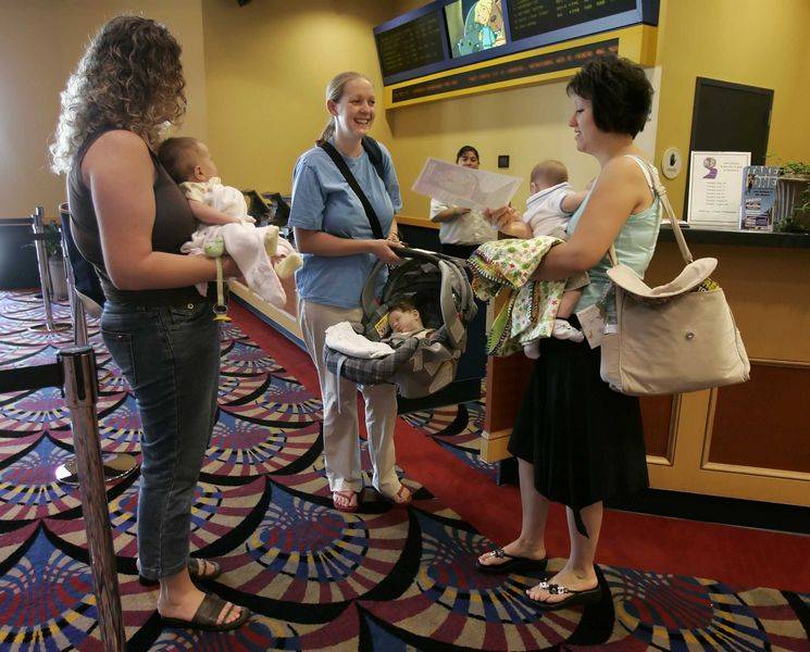 Babies at the movies Theater offers special showings for caregivers of