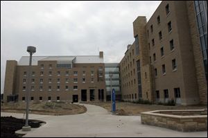 Ottawa House West on the University of Toledo campus is part of a $40 million, two-unit, 620-bed complex.