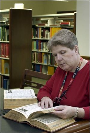 Librarian Donna Christian says digging into the truth about the marker was  fun  and plans to put her research in a file.
