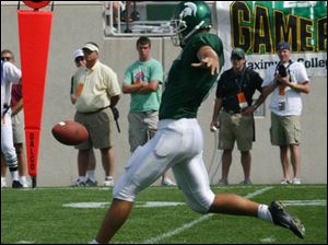 Michigan State's Brandon Fields has only punted 13 times in four games, but that's OK with the St. John's product.
