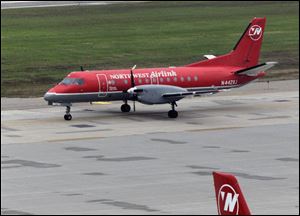Northwest Airlink has six daily flights into and out of Toledo.