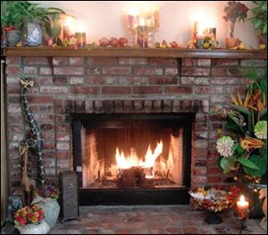 Silk flowers and plants can be an inexpensive way to decorate the house for the fall season.