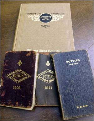 Leather-bound sample books are part of the collection.