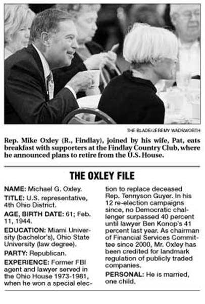 Oxley-to-retire-in-2007-GOP-congressman-cites-lengthy-career-in-politics-2