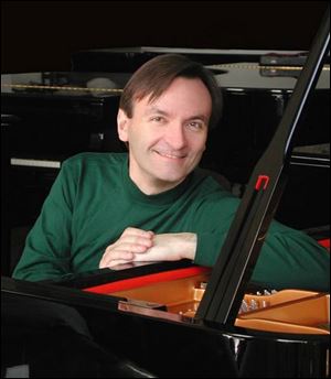 Pianist Stephen Hough will play Wednesday night in the Toledo Museum of Art Peristyle.