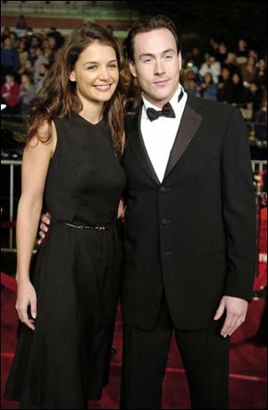Katie Holmes and Chris Klein were engaged last December when they were photographed at a fi lm premiere. Holmes ended the relationship earlier this year.
