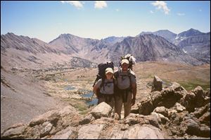 Beth and Jeff Alt hiked the 218-mile John Muir Trail in the Sierra
Nevadas in July, 2003. The couple will be in Toledo Saturday.