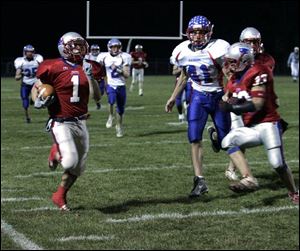 Brian Yarnell got Patrick Henry off to a fast start last night by returning the opening kickoff to the Wayne Trace 4-yard line.
