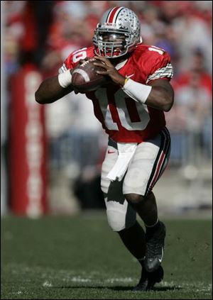 Ohio State QB Troy Smith ran for 145 yards and passed for 241 in last season's win over Michigan - the most yardage ever by a Buckeye against the Wolverines.