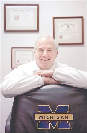 Former DeVilbiss and Wolverines running back Jim Detwiler, now a Perrysburg dentist, still has great interest in the Ohio State-Michigan game.