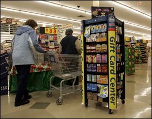 Kroger shoppers in Toledo have kiosks offering one-stop gift-card shopping from several retailers.