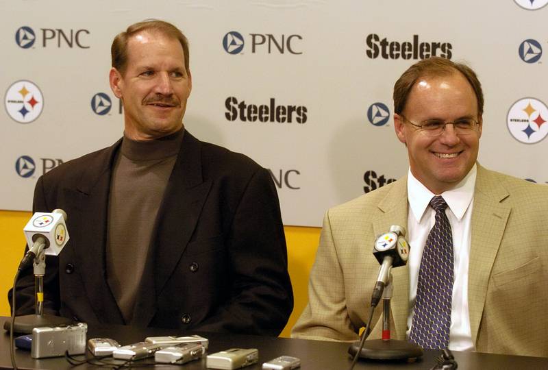 Kevin Colbert, Bill Cowher, Kevin Colbert and Bill Cowher