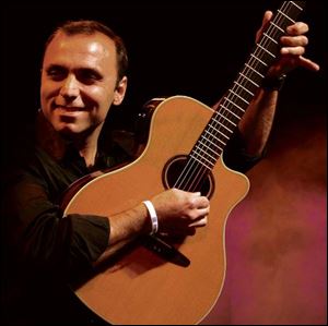 Guitarist Pavlo performs at 8 p.m. tomorrow in the Owens Community College Center for Fine and Performing Arts. Tickets are $16, $10 for students. Information: 567-661-2787.
