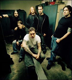 Chimaira, a Cleveland band, performs a mix of hardcore and metal.