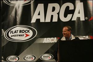 Ken Schrader was in town in February to talk to NASCAR enthusiasts at a press conference at Toledo Speedway.
