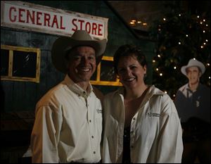 PARDNERS: Mark and Kathleen Frasco have rounded up fun at the Maumee Valley Country Day School benefit.