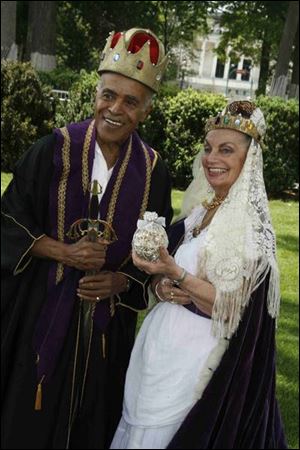 Jon Hendricks and Joyce Perrin were crowned king and queen after the parade.