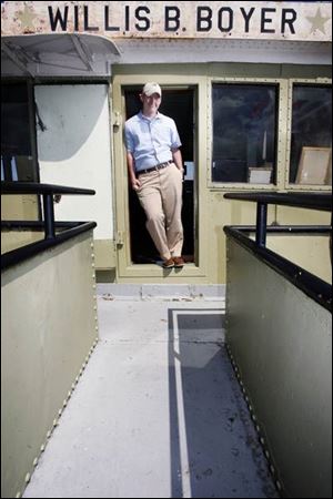 Paul LaMarre III, the new manager of the Willis B. Boyer, is a marine historian who spent nearly four years in the Navy.