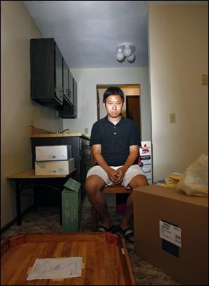 Hien Huynh, traumatized by a murder-suicide, has decided to leave despite two months remaining on his lease. 