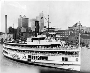 The Put-In-Bay was one of the many passenger vessels that called on Toledo in the early 20th century.