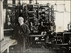 A shop foreman named Michael Owens, right, played a key role in turning around Mr. Libbey s company, which in 1892 became Libbey Glass.
