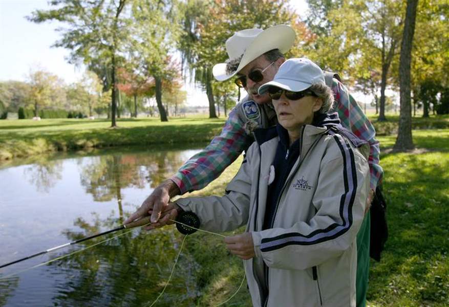 Flyfishing group eases worries of recovering breast cancer patients