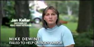 The latest ads in the Sherrod Brown-Mike DeWine Senate race focus on their congressional votes for body armor for troops.