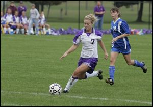 Bryan junior Katrina Geesey has scored 30 goals in 13 games this season, including eight in one game.
