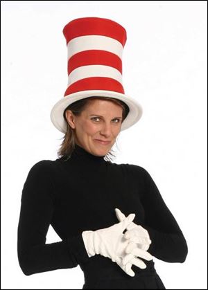 Shorey Walker as the Cat in the Hat in Seussical.
