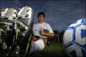 Travis Baltz averages 40-yards per punt, is 26 of 27 in extra-point kicks and 3 of 3 in field-goal attempts. He also has helped Anthony Wayne s soccer team to a No. 4 state ranking in Division I.