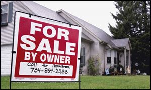 This house is for sale in southern Monroe County. Prices in Michigan are down since 2000.
