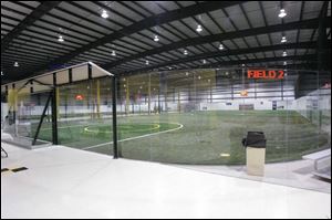 The Gold Medal Indoor Sports facility hosts indoor soccer, flag football, volleyball, lacrosse, and futsal, a form of soccer. It's used primarily by indoor soccer enthusiasts.