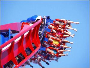 Last year's acquisition of Paramount Parks, owner of Kansas City's Worlds of Fun, above, bolstered revenue.