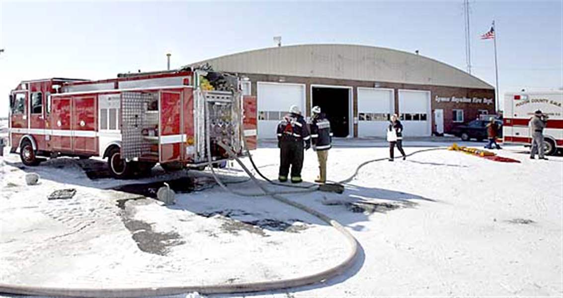 Firefighters-in-Lyons-battle-blaze-in-own-building