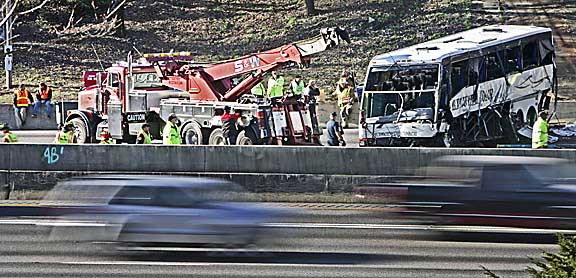 At least 6 people killed in crash of charter bus carrying Bluffton