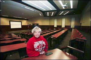 Van Wert school Superintendent Cathy Hoffman's vision grew to include a 175-seat, tiered lecture hall.
