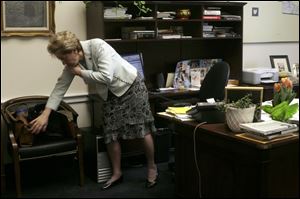 Marcy Kaptur says her 90-hour work week in Congress leaves little time for other activities.