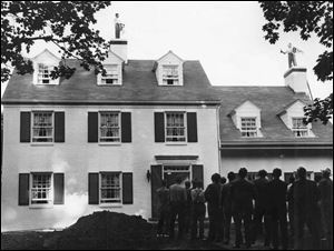 Thousands lined up to tour the Ottawa Hills house.