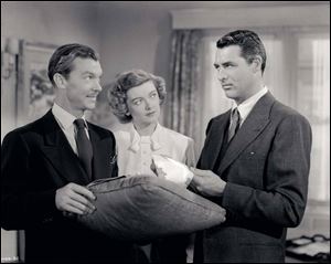 Melvyn Douglas, left, Myrna Loy, and Cary Grant starred in the original <i>Mr. Blandings Builds His Dream House.</i>