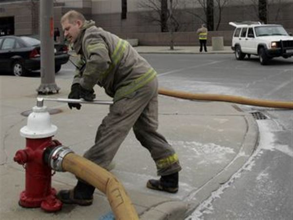 Fire hydrant flushing to occur in area