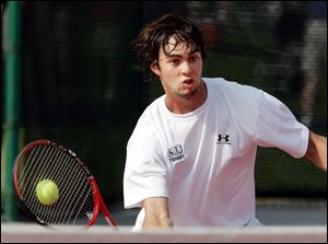 Brian Meyer teamed up with Rollin Urrutia to win the City League and district doubles titles, then finished third in the Division I state tournament.