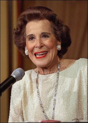 Entertainer Kitty Carlisle Hart celebrated her 94th birthday with a cabaret performance at Feinstein's at the Regency in New York in 2004.