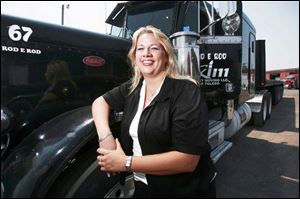 Stacy Wise started a steel-hauling trucking firm, purchasing seven trucks with loans from the city of Toledo and a bank.
