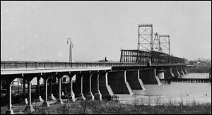 The Ash-Consaul Bridge, which linked North and East Toledo, was replaced by the Craig Memorial Bridge in the late 1950s. 
