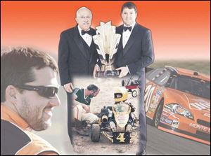 Tony Stewart s father, Nelson, has been with him every step of the way, from his go-cart racing days to being a Nextel Cup star.
