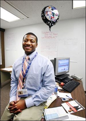 At 23, Greg Braylock will bring youthful leadership as coordinator of a new United Way of Greater Toledo program involving college and high school students.